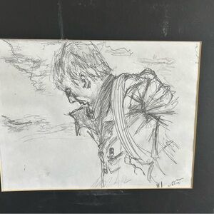 Sketch Art Drawing in Black Frame